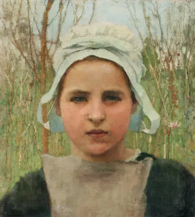 Marie, a peasant girl of Quimperlé av Sir George Clausen