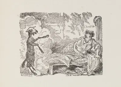 Illustrations for The Universal songster Pl.13 av George Cruikshank