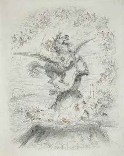 Puck on Pegasus, 1861 – nr 2 av George Cruikshank