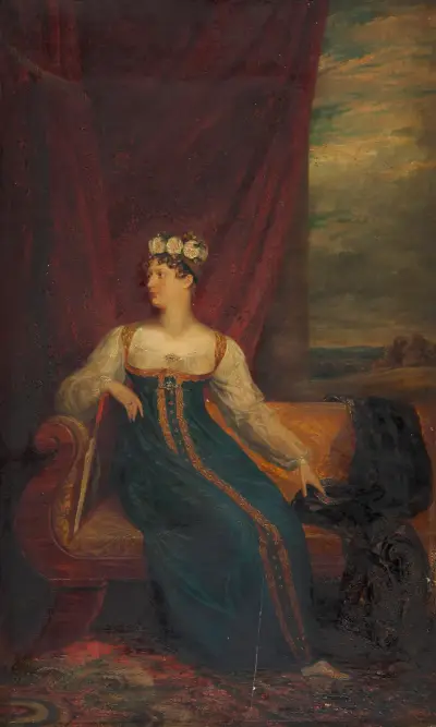 Portrait of Princess Charlotte of Wales, 1817 – Nr. 1 von George Dawe