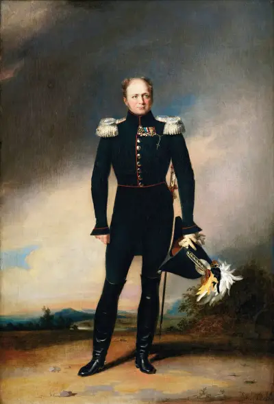 Portrait Of Tsar Alexander I von George Dawe