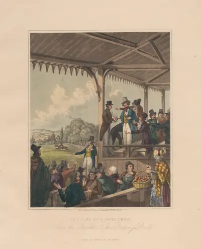 The Betting Booth von George Dawe