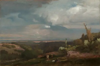 Approaching Storm from the Alban Hills av George Inness