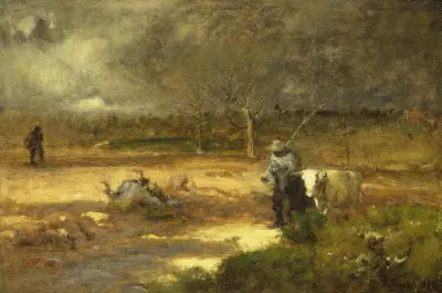 Homeward av George Inness