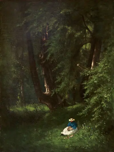 In the Woods av George Inness