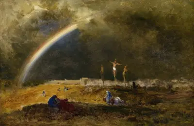 The Triumph at Calvary av George Inness