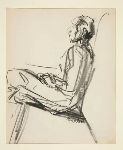 Seated Man, George Luks