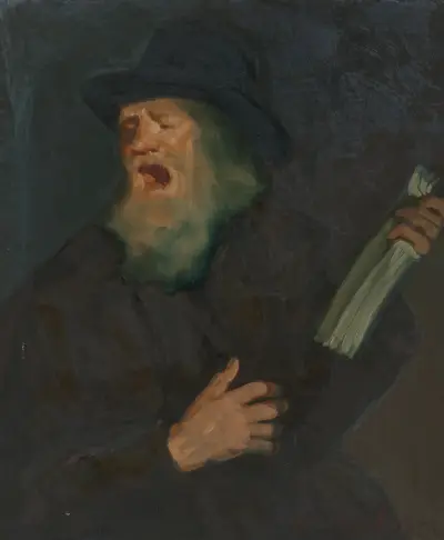 The Street Preacher, George Luks