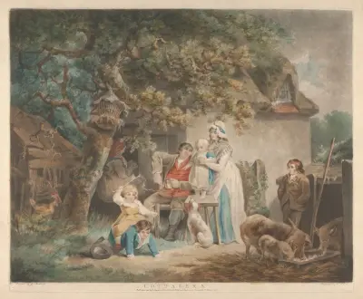 Cottagers av George Morland