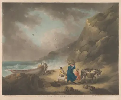 Fishermen av George Morland