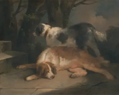 Setters, 1798 av George Morland