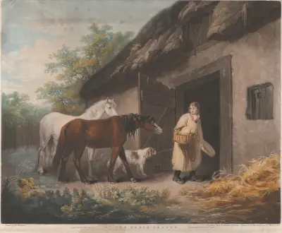 The Horse Feeder av George Morland