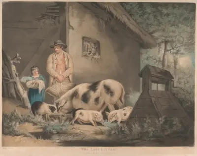 The Last Litter av George Morland