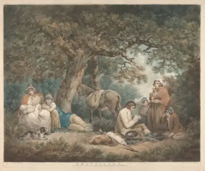 Travellers av George Morland