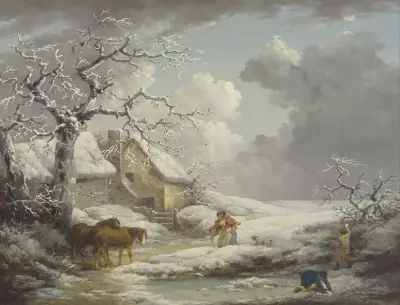 Winter Landscape av George Morland