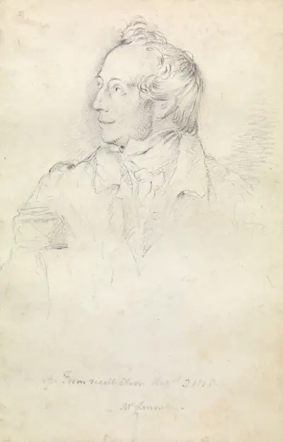 John Linnell av George Richmond