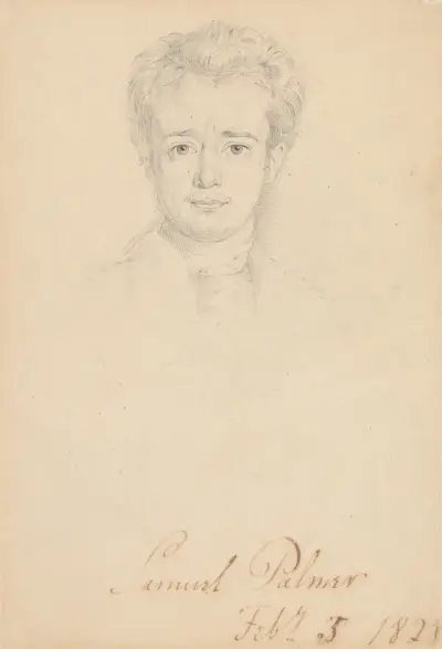 Portrait of Samuel Palmer, February 5, 1828 av George Richmond