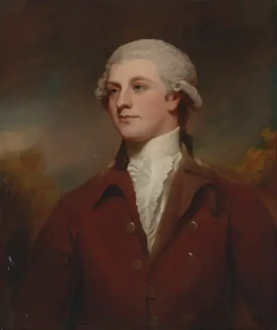 Porträt von Bryan Cooke of Owston von George Romney