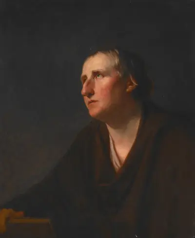 Porträt von Pfarrer Richard Stables von George Romney