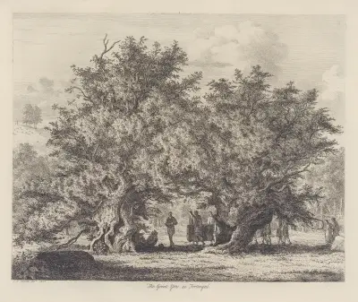 The Fortingal Yew av Jacob George Strutt