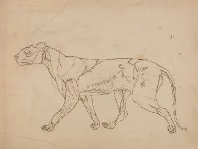 Tiger Body, Lateral View (1795 to 1806), 1795 – nr 1 av George Stubbs