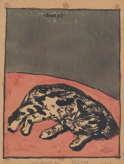 Cat av Georges Lemmen