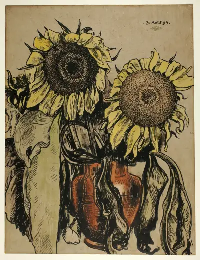 Sunflowers av Georges Lemmen