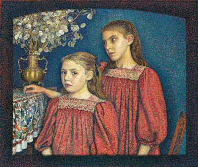 The Two Sisters or The Serruys Sisters av Georges Lemmen