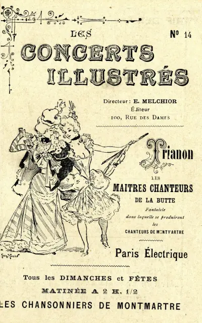 Les concerts illustrés. No. 14 av Georges Meunier