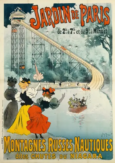 Montagnes Russes Nautiques Dites Chutes Du Niagara av Georges Meunier