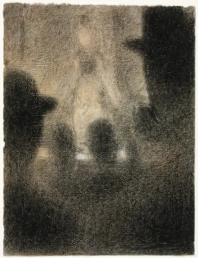 Café-concert av Georges Seurat
