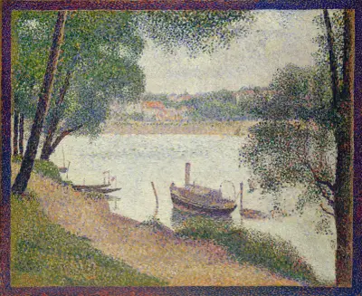 Gray Weather, Grande Jatte av Georges Seurat