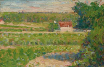 La Maison au toit rouge von Georges Seurat