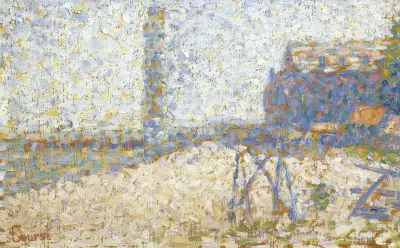 L’hospice Et Le Phare De Honfleur av Georges Seurat