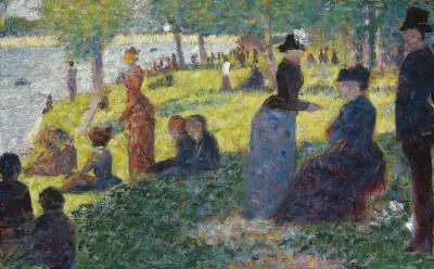 Oil Sketch for “La Grande Jatte” av Georges Seurat
