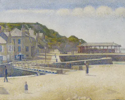 Port-en-Bessin av Georges Seurat