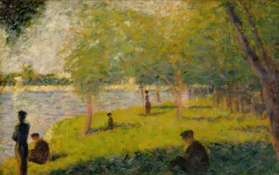 Study for ‘A Sunday on La Grande Jatte’ av Georges Seurat