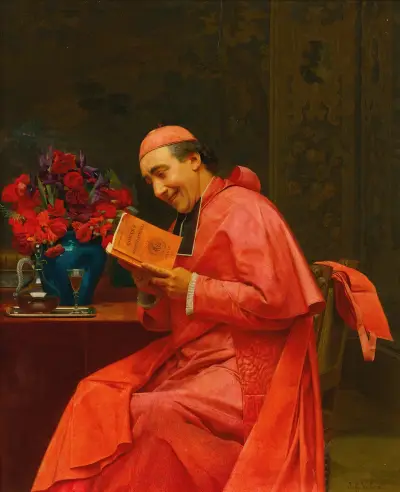 An Amusing Read av Jehan Georges Vibert