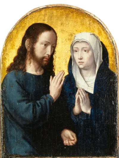 Christ Taking Leave of His Mother av Gerard David