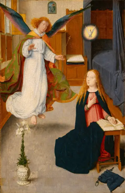 The Annunciation, 1490 av Gerard David