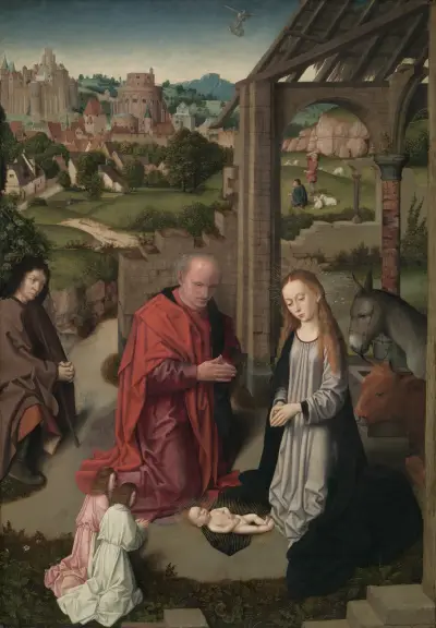 The Nativity, 1485 av Gerard David