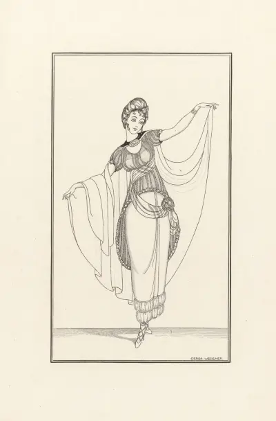 Journal des Dames et des Modes, Costumes Parisiens. No. 165 av Gerda Wegener
