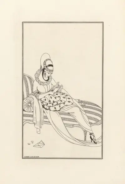 Journal des Dames et des Modes, Costumes Parisiens av Gerda Wegener