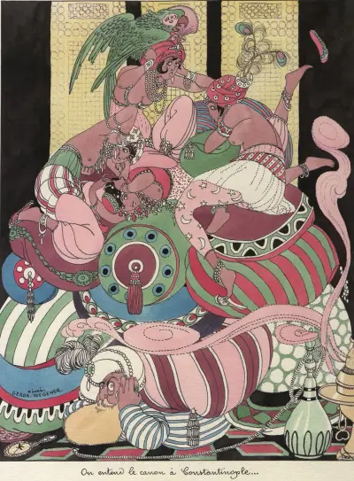 On entend le canon à Constantinople av Gerda Wegener