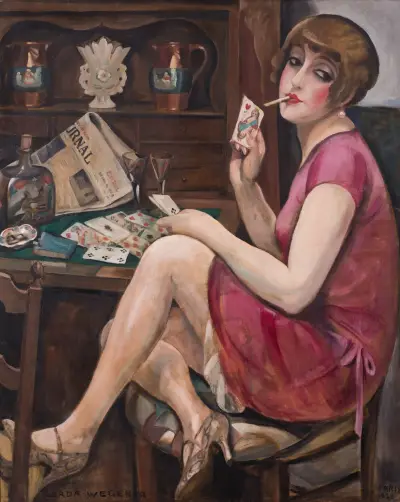 Queen of Hearts – Portrait of Lili av Gerda Wegener