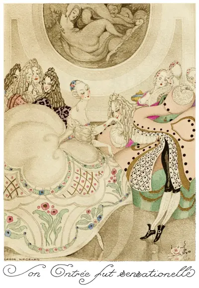 Sur talons rouges pl 01 av Gerda Wegener