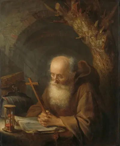 A Hermit av Gerrit Dou
