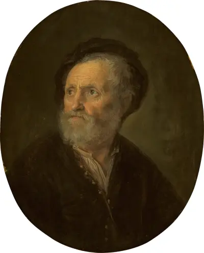 Bust of a Bearded Man av Gerrit Dou