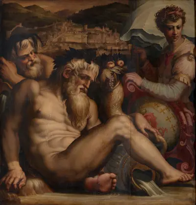 Allegory of Pescia av Giorgio Vasari