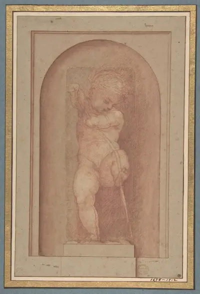 Putto Bending a Bow, Giorgione